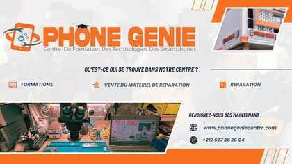 Phone Genie Centre training and repair session